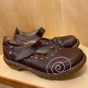 El Naturalista Brown Maryjanes - Size 11 Women's USA/42 Euro